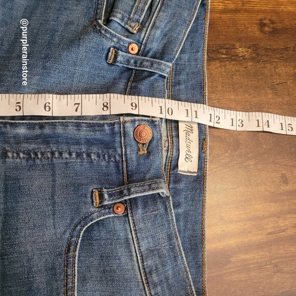 Madewell Jeans Size 28 Skinny 9" Mid Rise Pleasant Wash M6287 Tummy Control - Picture 10 of 13